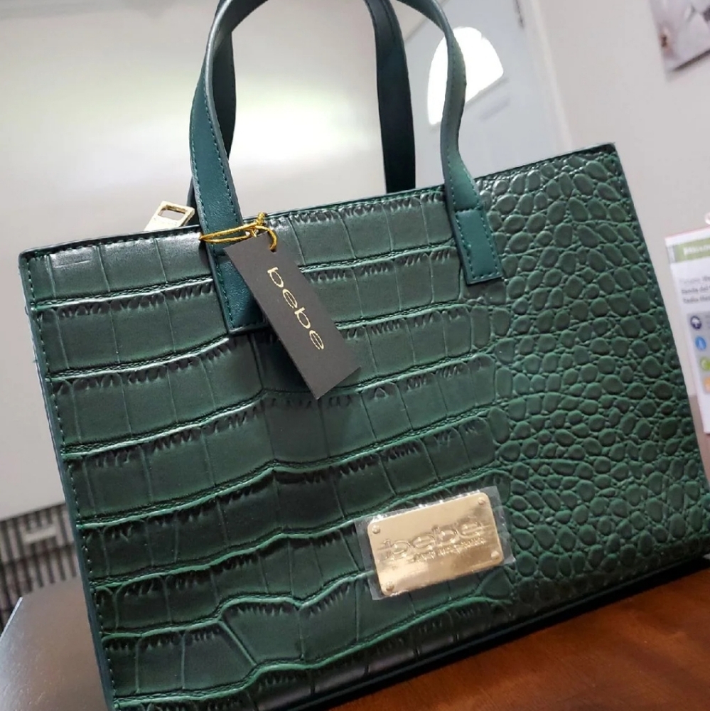 BEBE Croc Satchel NEW